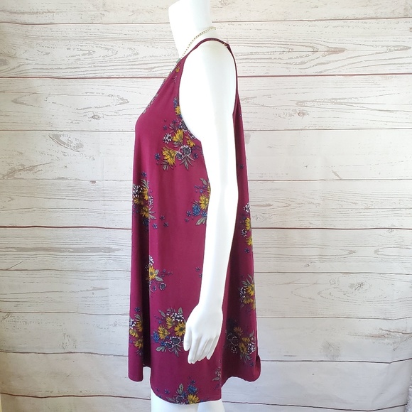 Anthropologie Alya floral print a line tank dress - Picture 6 of 6